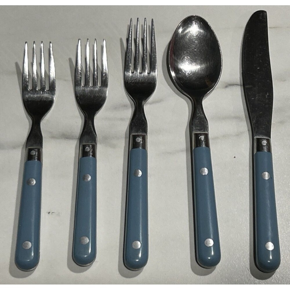 Washington Forge MARDI GRAS WILLIAMSBURG BLUE Stainless Silverware replacements
